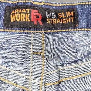 Ariat FR men's Jeans NWOT M5 Slim Straight fit like a slim boot